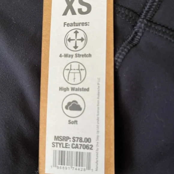 Black High-Waisted Leggings Avalanche Outdoor Supply Sz XS Ankle NWT - Picture 7 of 8